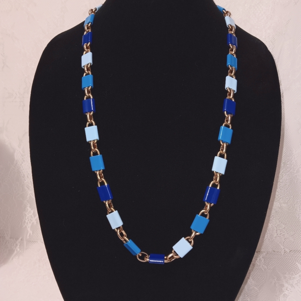 J Crew Lock Necklace